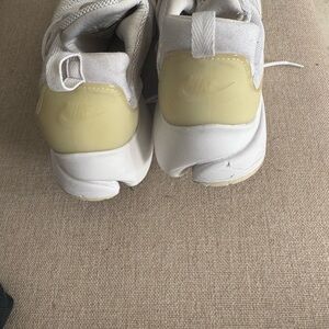 Nike White and Tan Sneakers